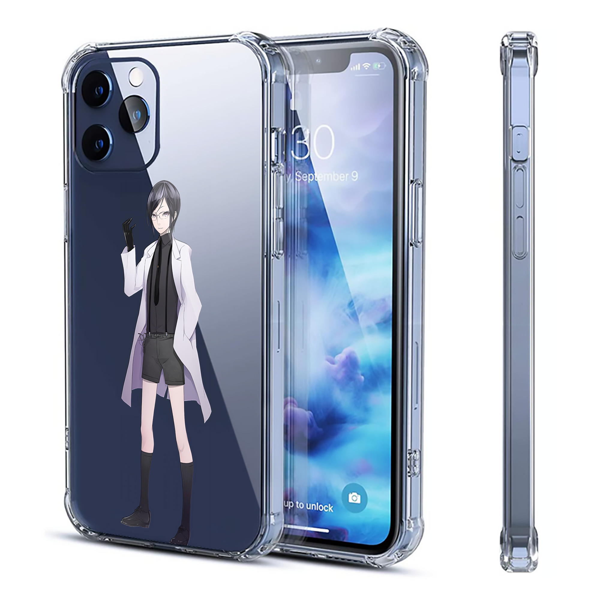 （画像用） 刀剣乱舞 Touken Ranbu 【iPhone 12シリーズ対応】透明スマホケース（クリアソフトケース）